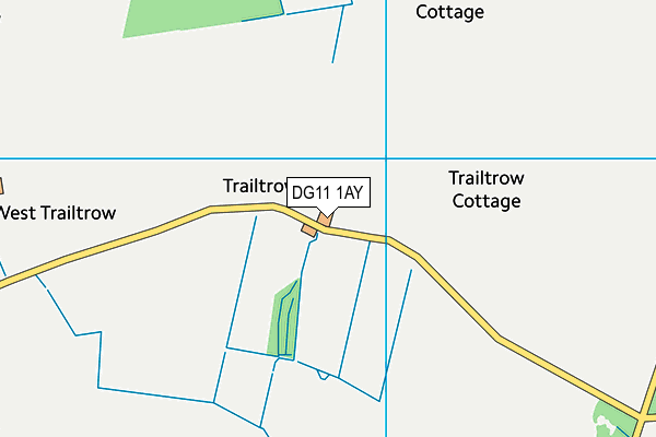 DG11 1AY map - OS VectorMap District (Ordnance Survey)