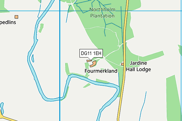 DG11 1EH map - OS VectorMap District (Ordnance Survey)