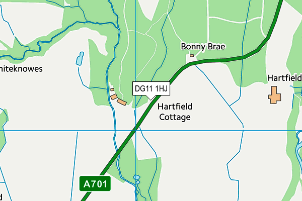 DG11 1HJ map - OS VectorMap District (Ordnance Survey)