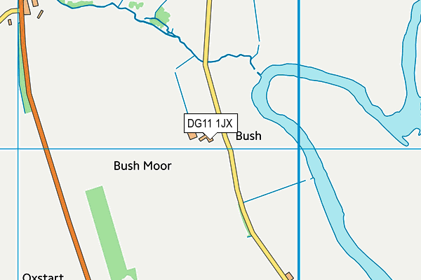 DG11 1JX map - OS VectorMap District (Ordnance Survey)