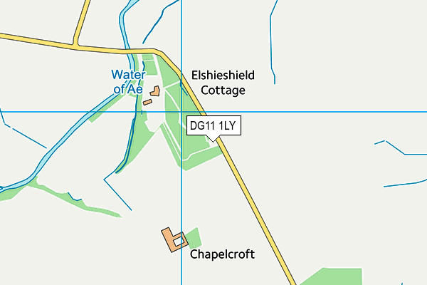 DG11 1LY map - OS VectorMap District (Ordnance Survey)