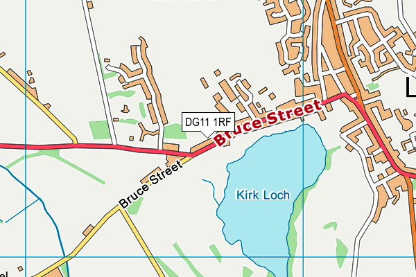 DG11 1RF map - OS VectorMap District (Ordnance Survey)