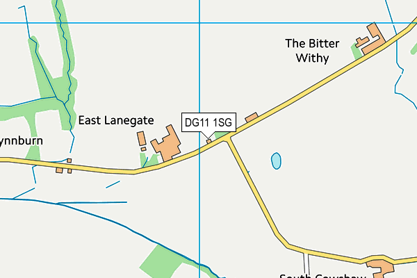 DG11 1SG map - OS VectorMap District (Ordnance Survey)