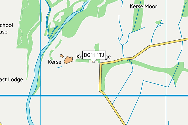 DG11 1TJ map - OS VectorMap District (Ordnance Survey)
