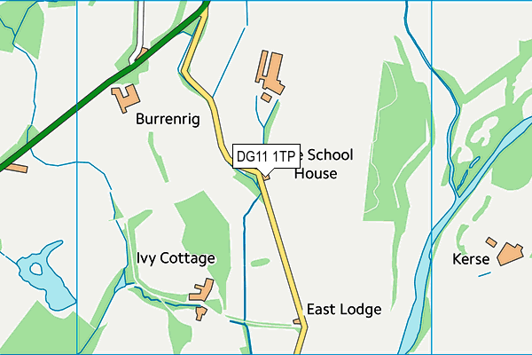 DG11 1TP map - OS VectorMap District (Ordnance Survey)