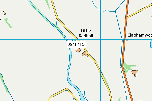 DG11 1TQ map - OS VectorMap District (Ordnance Survey)