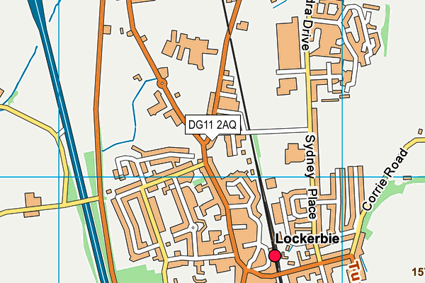 DG11 2AQ map - OS VectorMap District (Ordnance Survey)