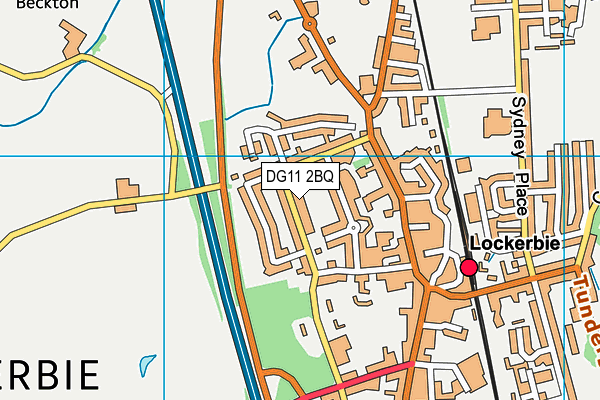 DG11 2BQ map - OS VectorMap District (Ordnance Survey)