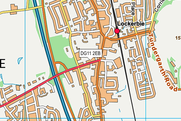 DG11 2EB map - OS VectorMap District (Ordnance Survey)