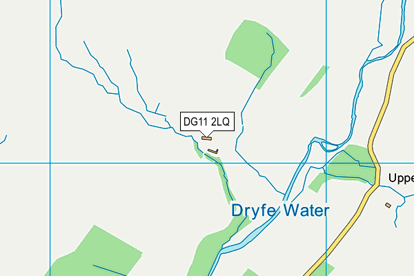DG11 2LQ map - OS VectorMap District (Ordnance Survey)