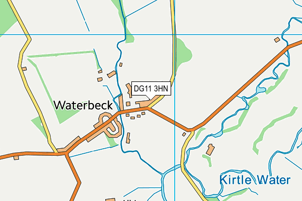 DG11 3HN map - OS VectorMap District (Ordnance Survey)