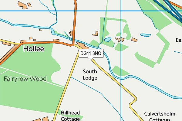 DG11 3NQ map - OS VectorMap District (Ordnance Survey)