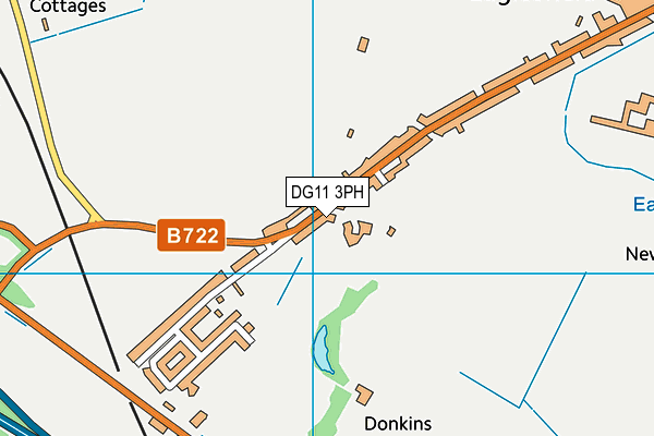 DG11 3PH map - OS VectorMap District (Ordnance Survey)