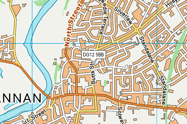 DG12 5BB map - OS VectorMap District (Ordnance Survey)