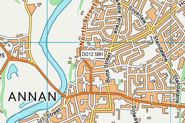 DG12 5BH map - OS VectorMap District (Ordnance Survey)