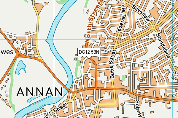 DG12 5BN map - OS VectorMap District (Ordnance Survey)