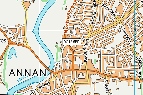 DG12 5BP map - OS VectorMap District (Ordnance Survey)