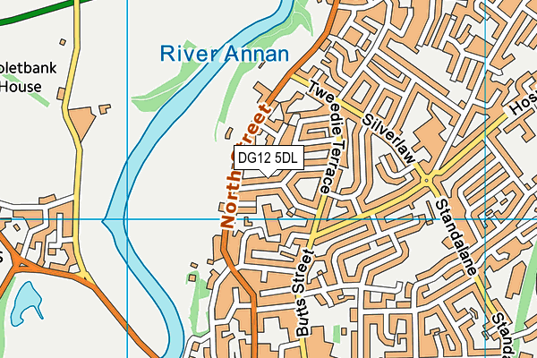 DG12 5DL map - OS VectorMap District (Ordnance Survey)