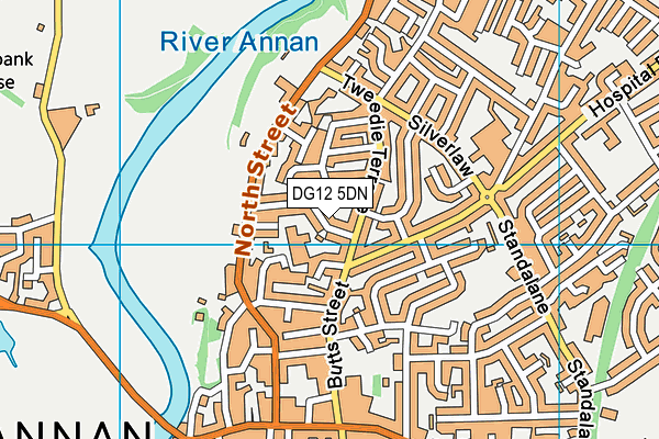 DG12 5DN map - OS VectorMap District (Ordnance Survey)