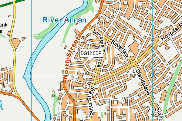 DG12 5DP map - OS VectorMap District (Ordnance Survey)