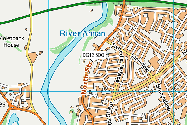DG12 5DQ map - OS VectorMap District (Ordnance Survey)