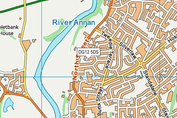DG12 5DS map - OS VectorMap District (Ordnance Survey)