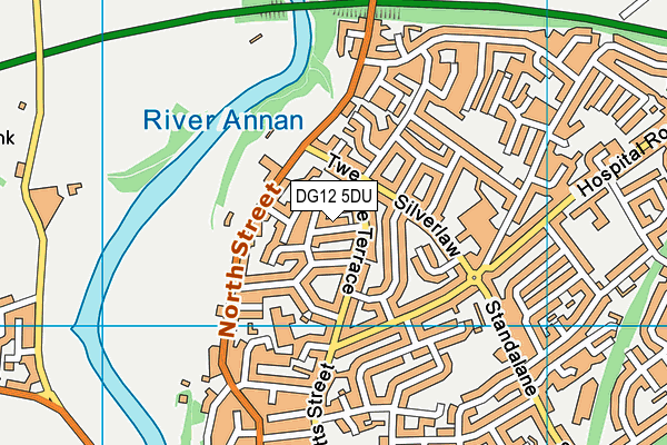 DG12 5DU map - OS VectorMap District (Ordnance Survey)
