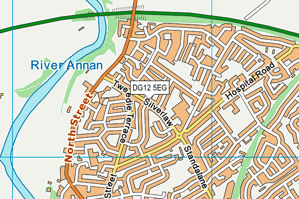 DG12 5EG map - OS VectorMap District (Ordnance Survey)