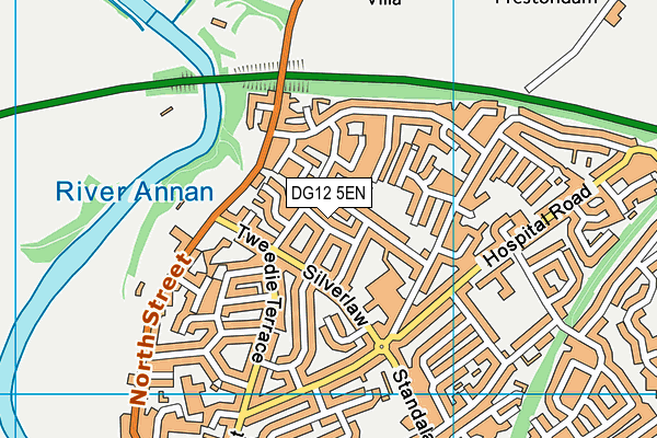 DG12 5EN map - OS VectorMap District (Ordnance Survey)