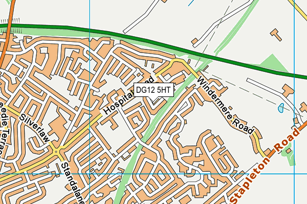 DG12 5HT map - OS VectorMap District (Ordnance Survey)