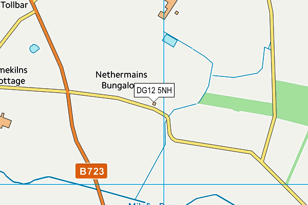 DG12 5NH map - OS VectorMap District (Ordnance Survey)