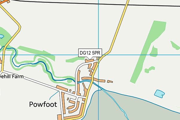 DG12 5PR map - OS VectorMap District (Ordnance Survey)
