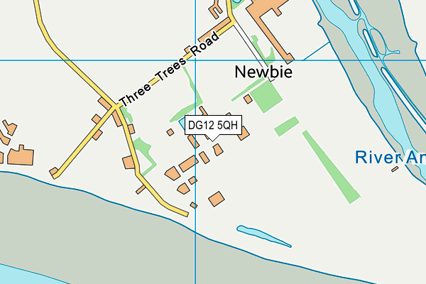 DG12 5QH map - OS VectorMap District (Ordnance Survey)