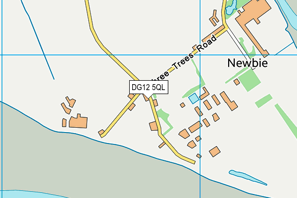 DG12 5QL map - OS VectorMap District (Ordnance Survey)