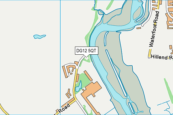 DG12 5QT map - OS VectorMap District (Ordnance Survey)