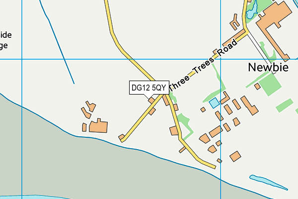 DG12 5QY map - OS VectorMap District (Ordnance Survey)