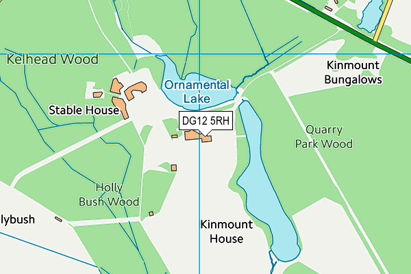 DG12 5RH map - OS VectorMap District (Ordnance Survey)