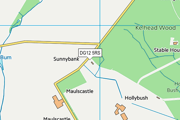 DG12 5RS map - OS VectorMap District (Ordnance Survey)
