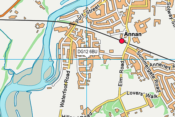 DG12 6BU map - OS VectorMap District (Ordnance Survey)