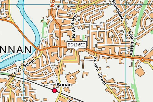 DG12 6EG map - OS VectorMap District (Ordnance Survey)