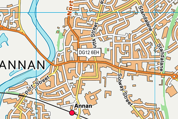 DG12 6EH map - OS VectorMap District (Ordnance Survey)