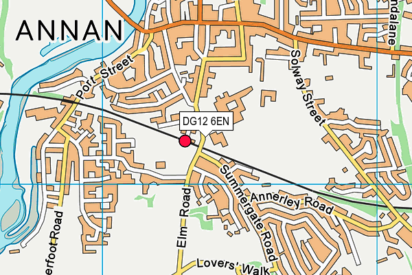 DG12 6EN map - OS VectorMap District (Ordnance Survey)