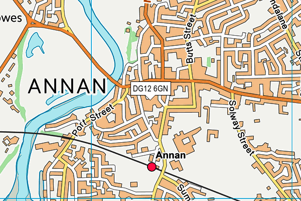 DG12 6GN map - OS VectorMap District (Ordnance Survey)