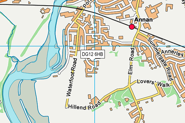 DG12 6HB map - OS VectorMap District (Ordnance Survey)