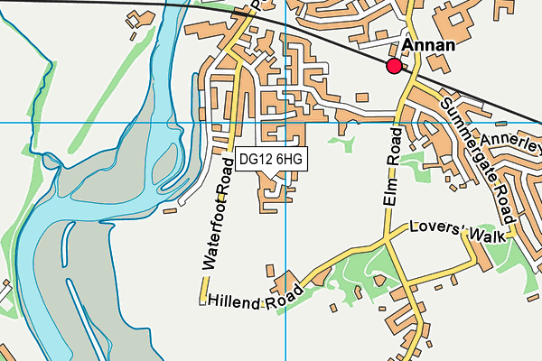 DG12 6HG map - OS VectorMap District (Ordnance Survey)