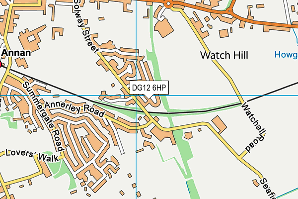 DG12 6HP map - OS VectorMap District (Ordnance Survey)