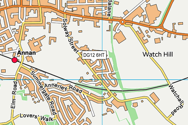 DG12 6HT map - OS VectorMap District (Ordnance Survey)