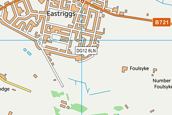 DG12 6LN map - OS VectorMap District (Ordnance Survey)