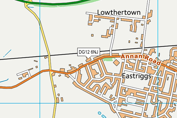 DG12 6NJ map - OS VectorMap District (Ordnance Survey)