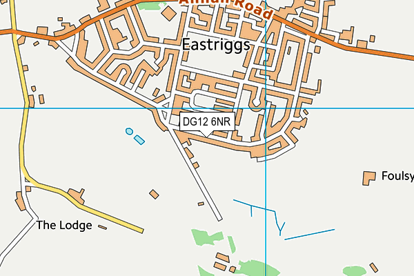 DG12 6NR map - OS VectorMap District (Ordnance Survey)